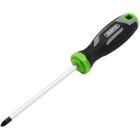 Draper Pozi Soft Grip Screwdriver Pz2 X 125Mm Pk 1 13372