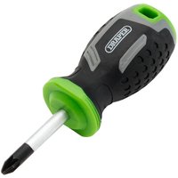 Draper Pozi Soft Grip Screwdriver Pz2 X 38Mm Pk 1 13368