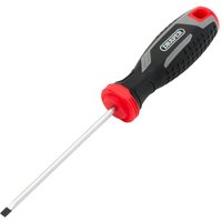 Draper Slotted Parallel Soft Grip Screwdriver Sl4 X 100Mm Pk 1 13387