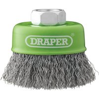 Draper Stainless-Steel Crimped Wire Cup Brush 65Mm M14 each 1 08051