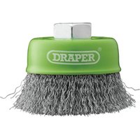 Draper Stainless-Steel Crimped Wire Cup Brush 75Mm M14 each 1 08052