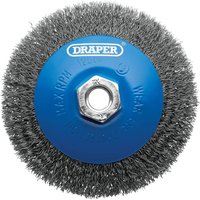 Draper Steel Bevelled Crimped Wire Wheel Brush 115Mm M14 each 1 08065