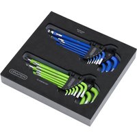Draper Tx-Star® Metric Ball End Hex Key Sets In Eva Storage Tray (18 Piece) Pk 1 12823