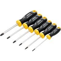 Draper 6 Piece Soft Grip Security Torx Screwdriver Set
