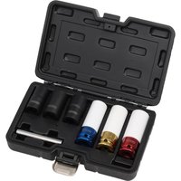 Draper Wheel Nut And Bolt Extractor Socket Set 1/2in Sq. Dr. (7 Piece) Pk 1 07115