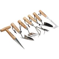Draper 09000 Heritage Stainless Steel Garden Tool Set With Ash Handles (7 Piece) each 1