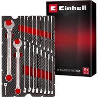 Einhell 19 Piece Combination Spanner Set in Foam Tray for E Case
