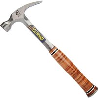 Estwing E20S Straight Claw Hammer With Leather Grip 20Oz/560G Pk 1 23514
