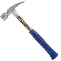 Estwing Straight Claw Hammer - One Piece Steel Blue Vinyl Handle - Vinyl (Blue) / Smooth / 22oz (Short Handle)