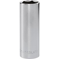 Facom R.13LAT 6 Point Deep Socket 1/4in Drive 13mm R.13LAT