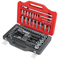 Facom 1/4in & 1/2in Drive Socket Set, 100 Piece RSL.151-EP100PB