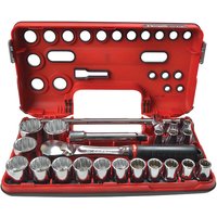 Facom 20 Piece 1/2" Bi Hex Socket Set Metric in Detection Box