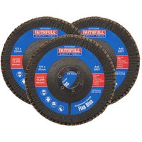 Faithfull Aluminium Oxide Abrasive Flap Disc