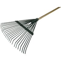 Faithfull RI10-CRSLRWH22FT Countryman Leaf Rake 22 Flat Tines