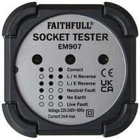 Faithfull EM907 Socket Polarity Tester