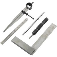 Faithfull 5 Piece Stainless Steel Marking and Measuring Set