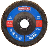 Faithfull Aluminium Oxide Abrasive Flap Disc