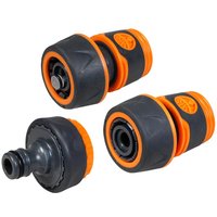 Faithfull 3/4In Plastic Hose Fittings Kit 3 Piece