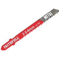Faithfull T118B Metal Cutting Jigsaw Blades