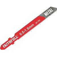 Faithfull T118G Metal Cutting Jigsaw Blades