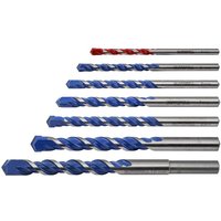 Faithfull 7 Piece Multi Construction Drill Bit Set