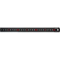 Faithfull Matt Black Stainless Steel Measuring Rule