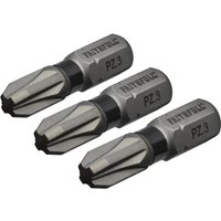 Faithfull Pozidriv Impact Screwdriver Bits