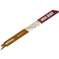 Faithfull FAISBS1750RD S1750Rd Faithfull Diamond Grit Sabre Saw Blade 228Mm