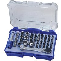 Faithfull 42 Piece 1/4" Drive Socket and Screwdriver Bit Set