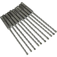 Faithfull SDS Plus Masonry Drill Bit Bulk Pack of 10