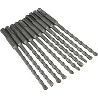 Faithfull SDS Plus Masonry Drill Bit Bulk Pack of 10
