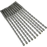 Faithfull SDS Plus Masonry Drill Bit Bulk Pack of 10