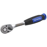 Faithfull Quick Release Ratchet Handle - 3/8In Square Drive