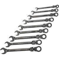 Faithfull 9 Piece Flexible Ratchet Combination Spanner Set