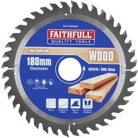 Faithfull Fine Cross Cut TCT Circular Saw Blade