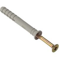Fandf 10HF680 Hammer Fixing - Zinc Yellow Passivated M6 X 80Mm (Bag Of 10)