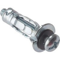 Fandf 10MCA652 Metal Cavity Anchors - Zinc Plated M6 X 52Mm (Bag Of 10)