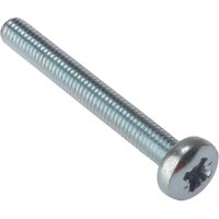 Fandf 25MSPH540 Machine Screw - Pan Head - Zinc Plated M5 X 40Mm (Bag Of 25)