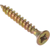 Fandf MPS450Y Multi-Purpose Screw - Zinc Yellow Passivated 4.0 X 50Mm (Box Of 200)