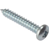 Fandf STPP1210ZP Self Tapping Screw - Pan Head - Zinc Plated 1/2in X 10 (Box Of 200)