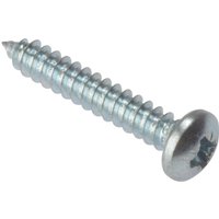 Fandf STPP586ZP Self Tapping Screw - Pan Head - Zinc Plated 5/8in X 6 (Box Of 200)