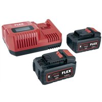 Flex Power Tools 507695 P-Set 55 R/Bs Battery & Charger Set 18V