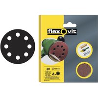 Flexovit 78072764759 Hook & Loop Sanding Disc 125Mm Coarse 50G (Pack 6)
