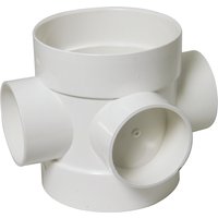 Floplast 110Mm White Short Boss Pipe SP583W