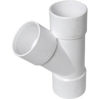 Floplast 40Mm White Abs 135*Branch WS43W