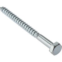 Forgefix 10CS850 Coach Screw Hexagon Head Single Thread Zp M8 X 50Mm Bag 10