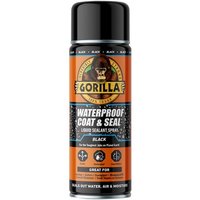Gorilla Glue 115173 Waterproof Coat & Seal Spray Black 450Ml