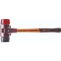 Halder HA3026060 Simplex Mallet With Steel Housing Black Rubber + Red Plastic Inserts 60Mm