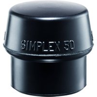 Halder HA3202050 Black Rubber Insert For Simplex Mallets 50Mm