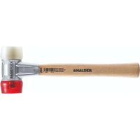 Halder HA3968040 Baseplex Soft Face Mallet Zinc Die Cast Housing Wooden Handle 40Mm